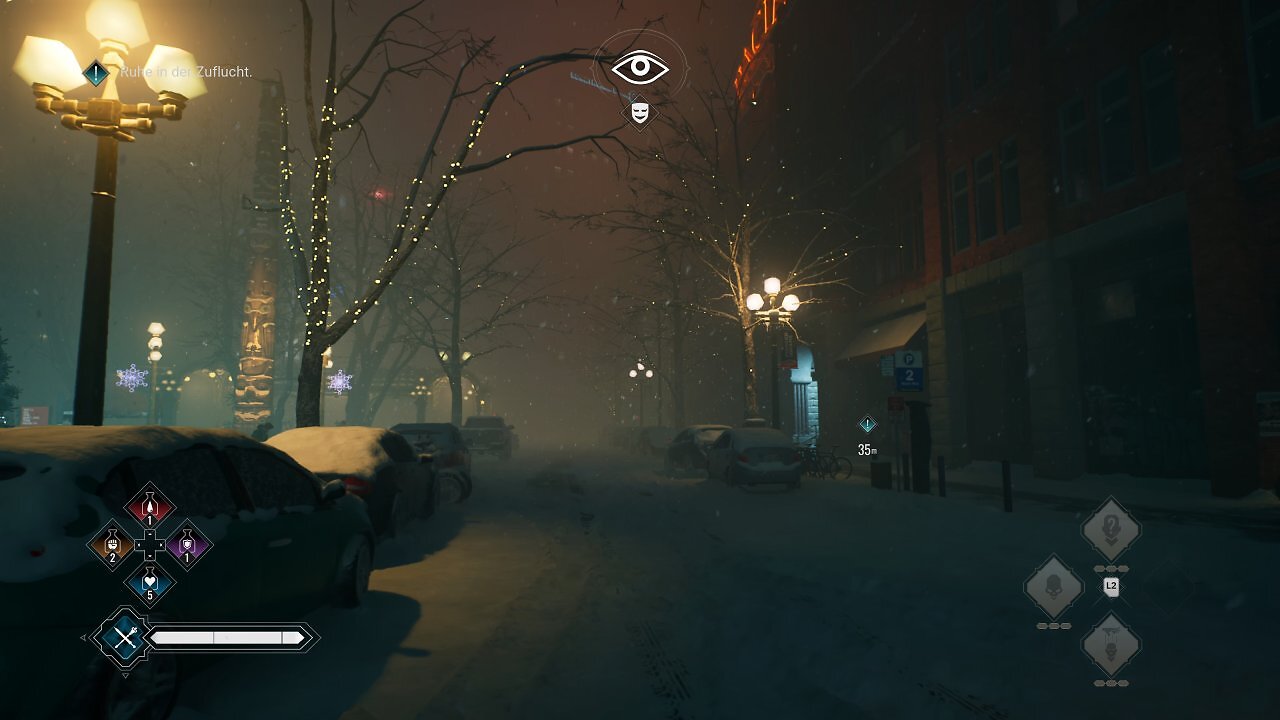 Nebel, Schnee, Beleuchtung: Bei der Gestaltung des nächtlichen Seattle hat The Chinese Room sehr viel richtig gemacht.