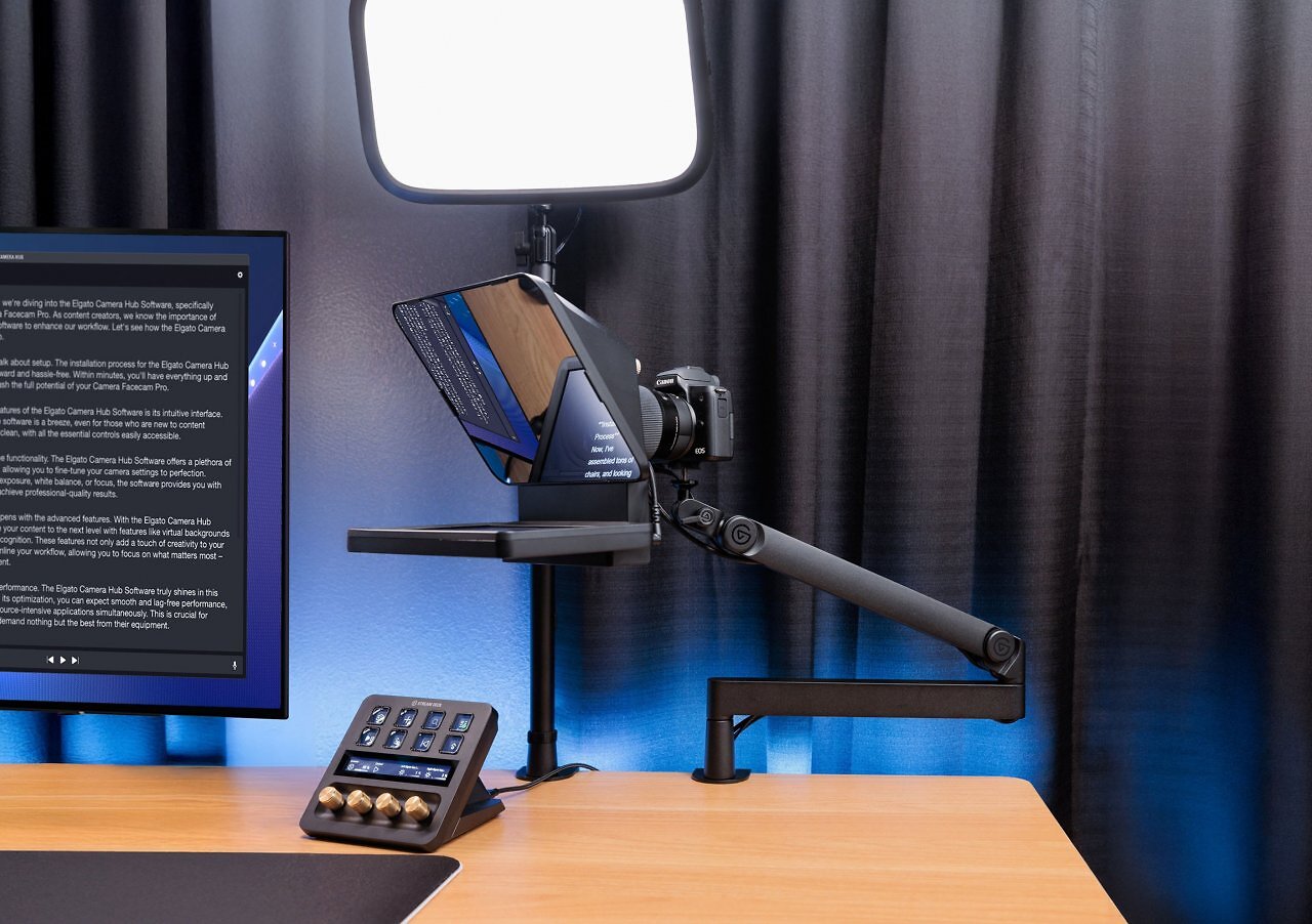 [24/10/2025] Der Elgato Prompter ist mit dem Stream Deck kompatibel und kann auch von dort aus gesteuert werden.