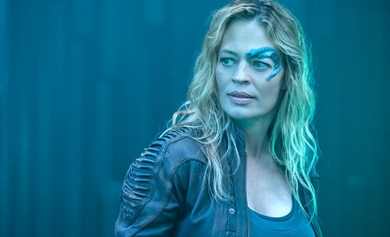 Bekannt aus Star Trek: Voyager - Jeri Ryan als Seven of Nine in der Serie Picard.