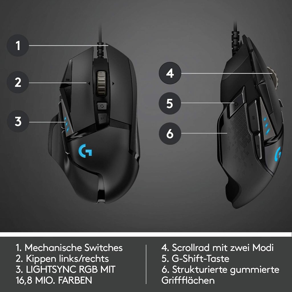 [11/11/2025] Die Logitech G502 Hero bietet viel Leistung für erstaunlich wenig Geld.