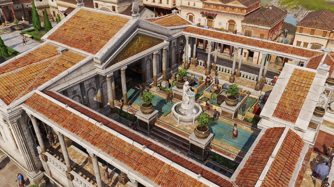 Das sonnige Römische Reich in Anno 117 wurde Weihnachten von heftigem Schneefall heimgesucht, der per Hotfix rausgepatcht werden musste.