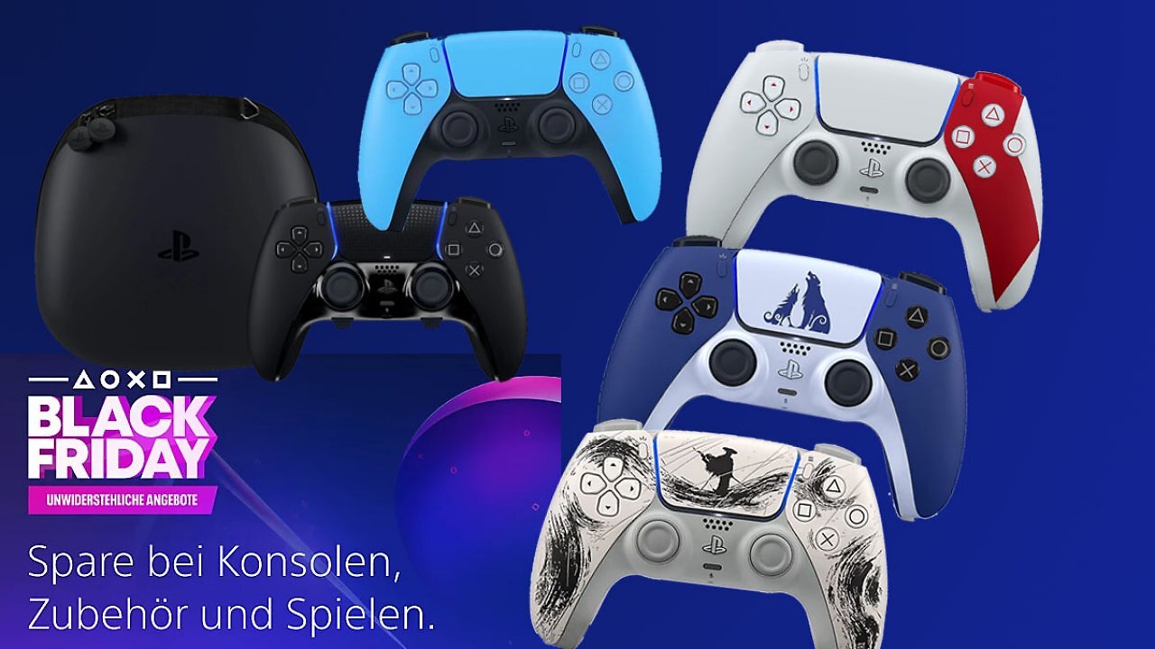 Lager leeren sich schnell: PS5-Controller zum Black Friday-Preis - auch Sondereditionen & Dualsense Edge günstiger