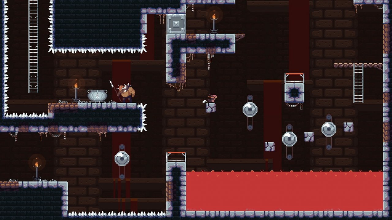 [02/11/2025] Pixel-Action gratis: Brutaler Puzzle-Plattformer Death Fungeon auf Steam