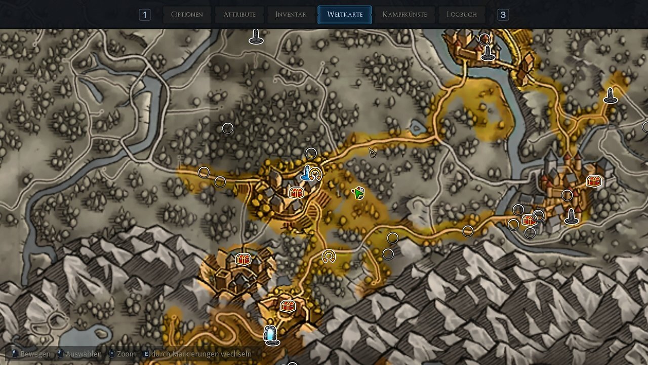 Die offene Welt von Sacred 2 ist riesig.