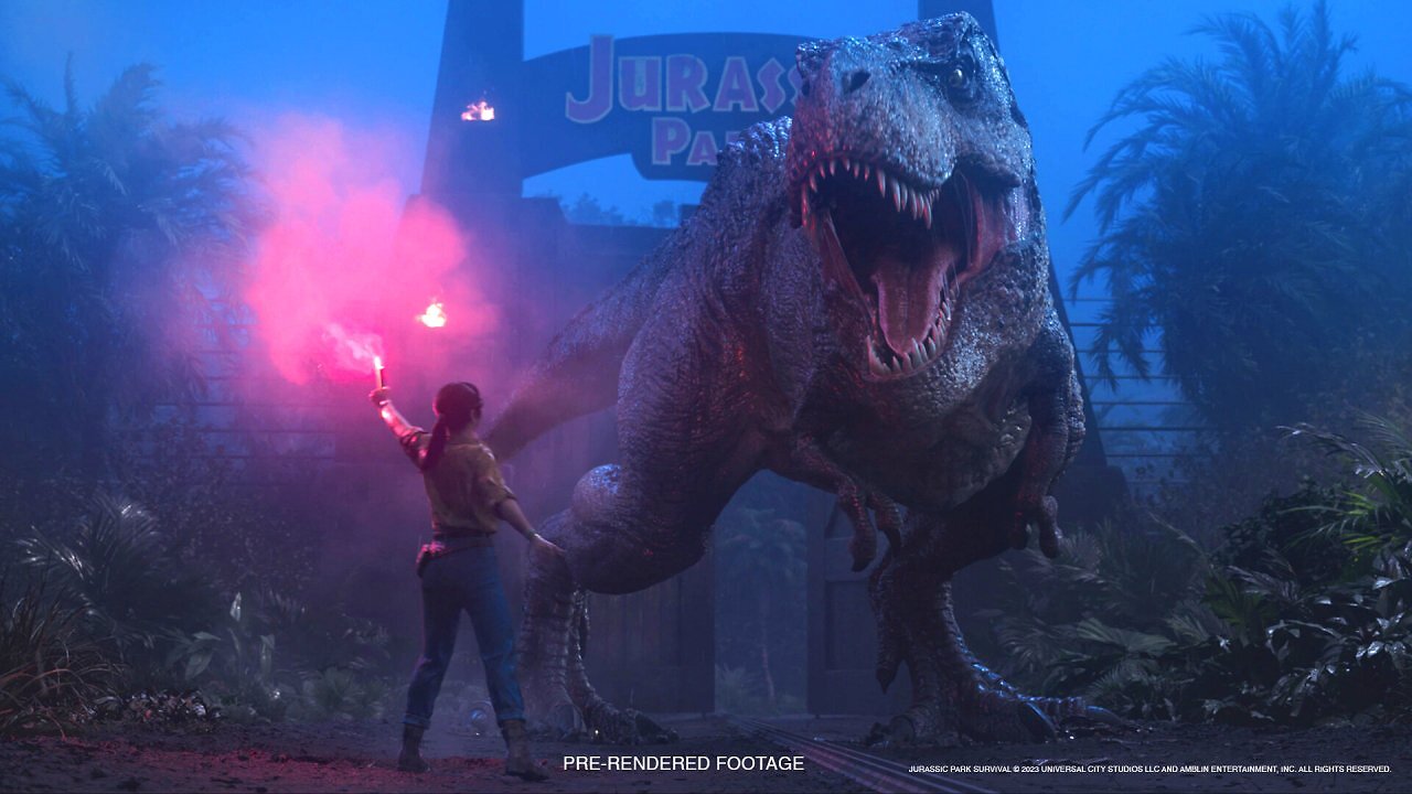 [15/12/2025] Der T-Rex darf in einem Jurassic-Park-Spiel nicht fehlen. Mal abwarten, welche Gefahren uns sonst noch erwarten.