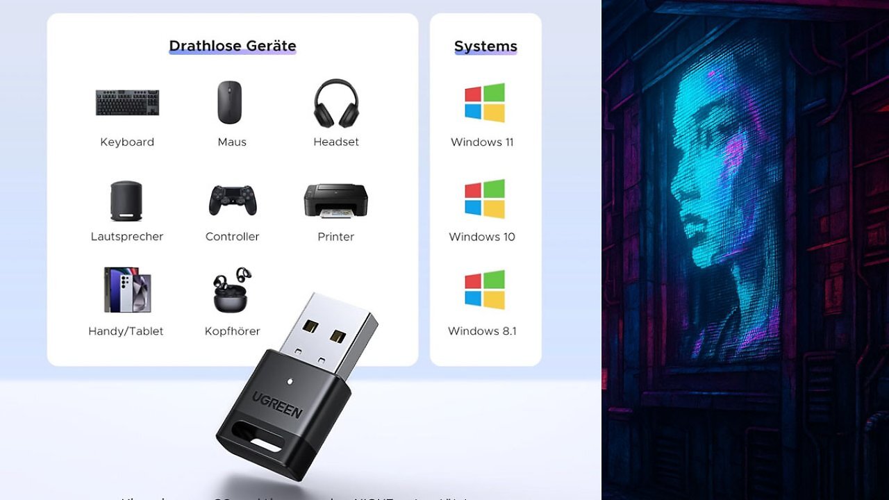 [03/12/2025] Amazon haut raus: Beliebten USB-Dongle mit Bluetooth 5.5 für weit unter 6 Euro