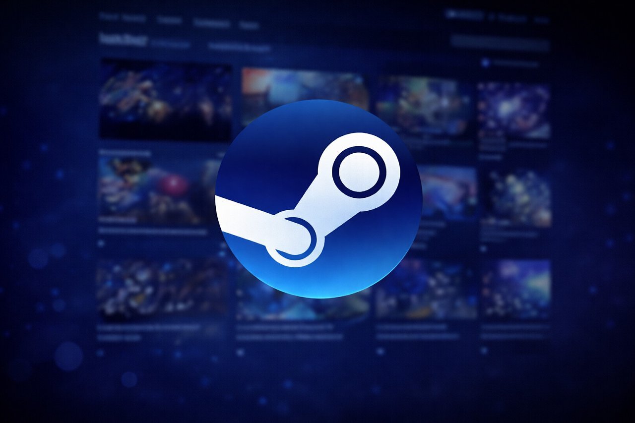 Steam-Logo - Diese Spiele haben sich bei Steam 2025 am meisten verkauft.