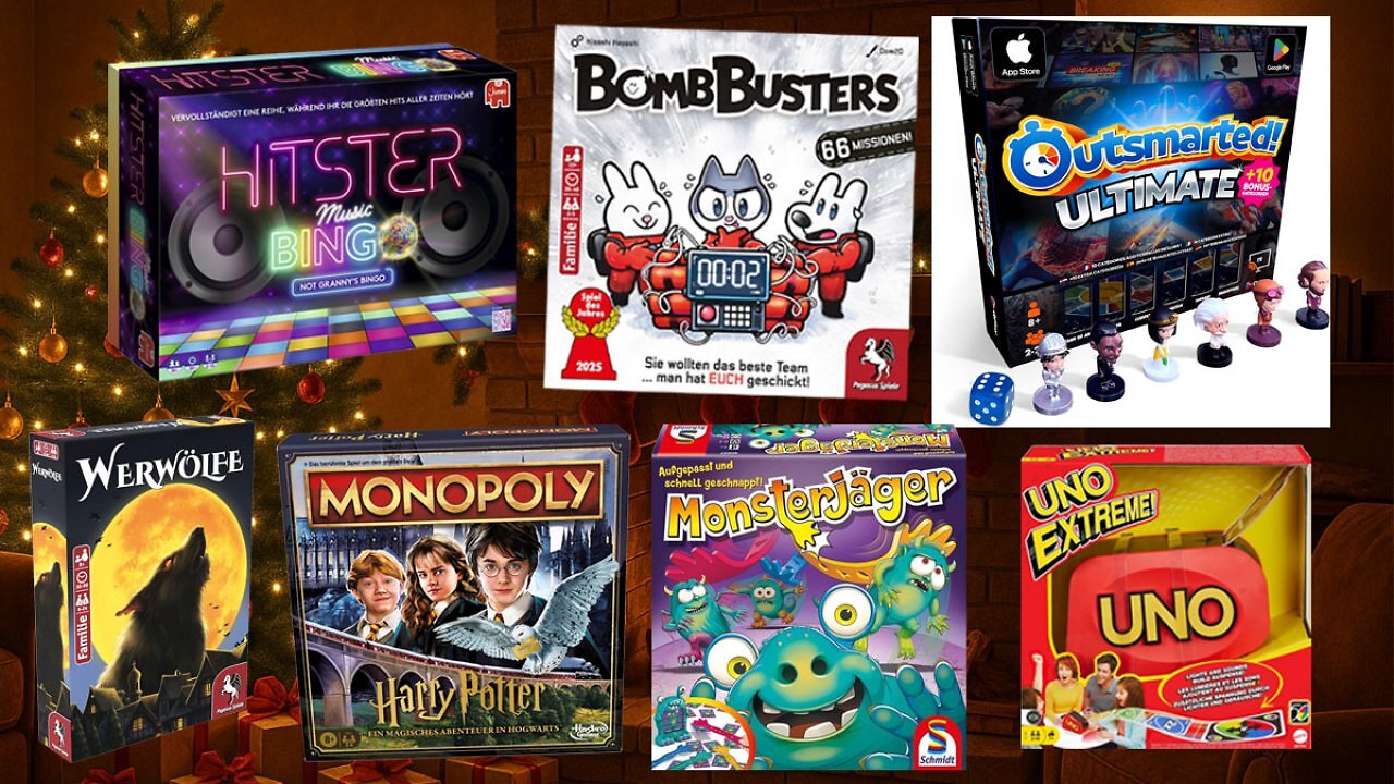 Amazon räumt Lager: Top-Brettspiele ab 2€ - Monopoly, Uno, Hitster & mehr reduziert