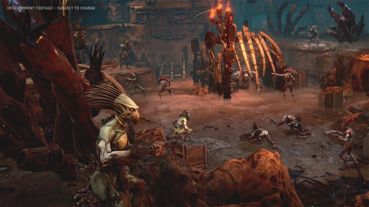[19/12/2025] In Warhammer 40.000: Dark Heresy verschlägt es uns an seltsame Orte, an denen wir noch seltsamere Gefährten um uns scharen. Mit dabei ist sogar ein Kroot-Söldner.