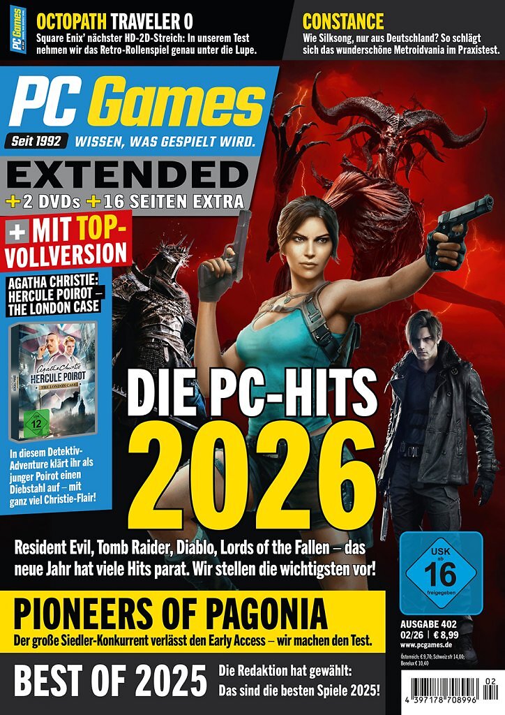 [13/01/2026] Das Cover der PC Games 02/26