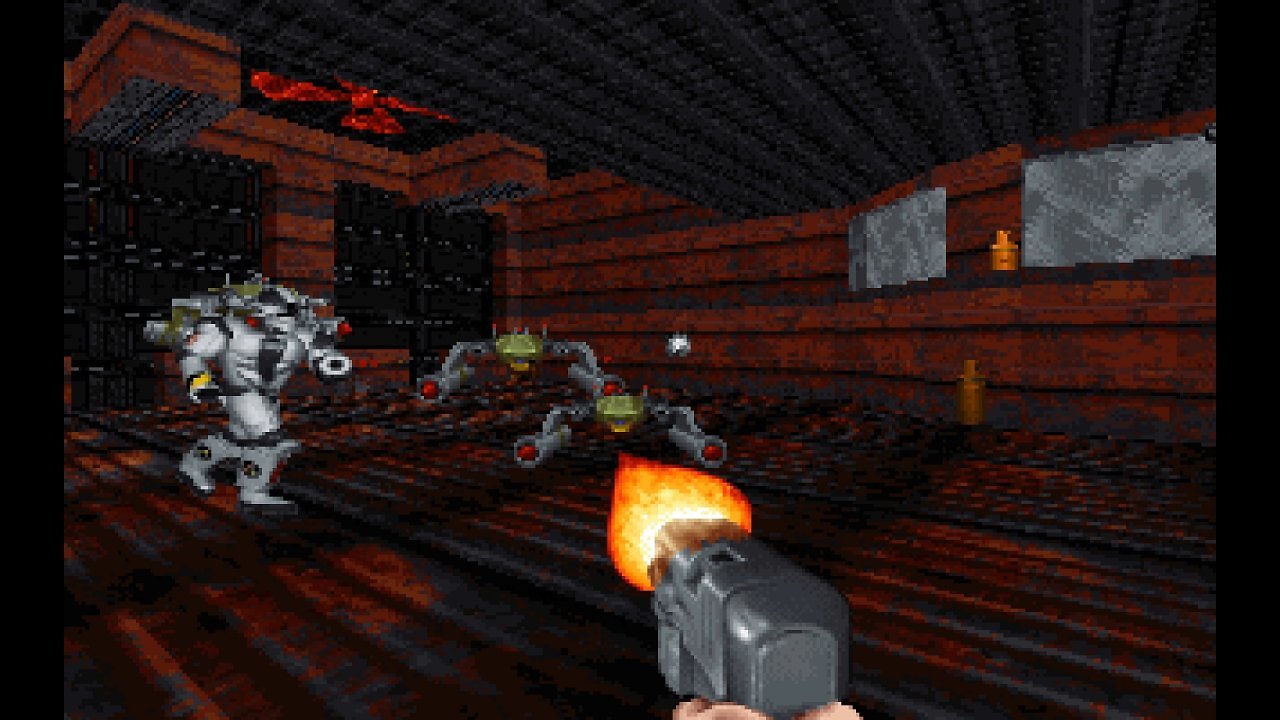 Anders als das fertige Spiel läuft Lameduke nur in 320x240 Pixeln.