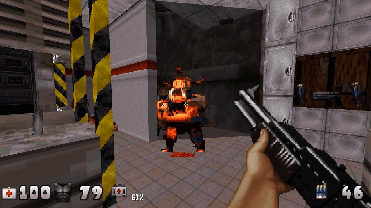 Mit Source Ports wie Rednukem lässt sich Duke Nukem 64 auch auf dem PC spielen, ohne Emulator.