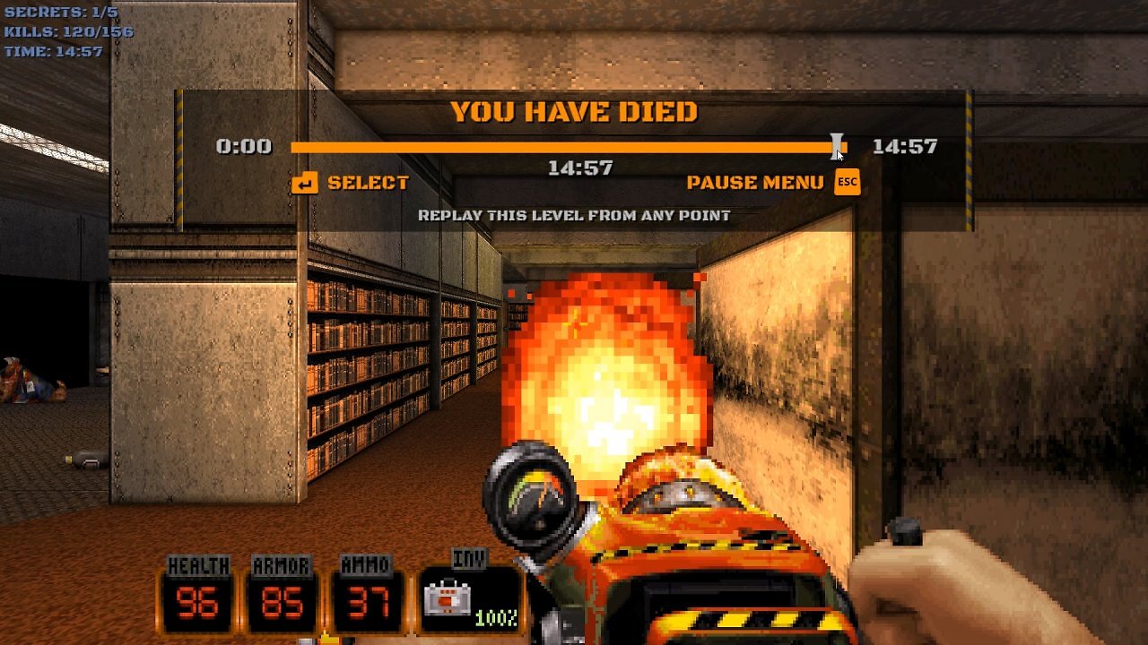 Wie schon in der XBLA-Version ersetzt eine praktische Rückspulfunktion das Quicksave.