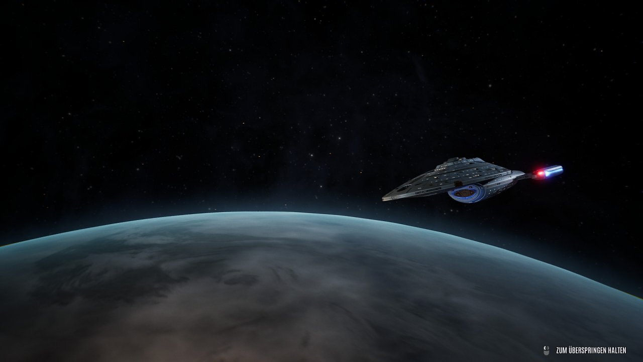 [18/02/2026] Die Voyager ist großartig in Szene gesetzt. Wenn das Schiff über Planeten schwebt, erleben wir die wenigen Höhepunkte der Inszenierung des Spiels.