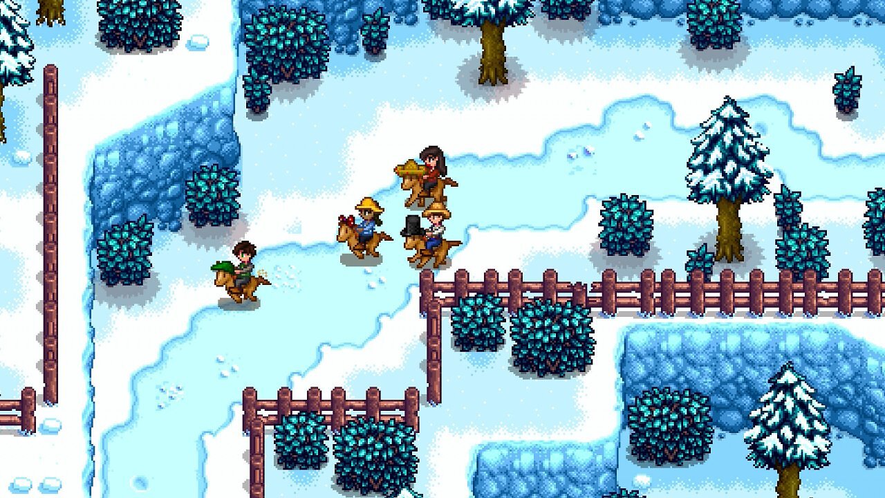 [17/02/2026] Seit April 2018 ist Stardew Valley im Online-Multiplayer verfügbar. Im Dezember 2020 wurde zudem ein lokaler Splitscreen-Modus hinzugefügt.
