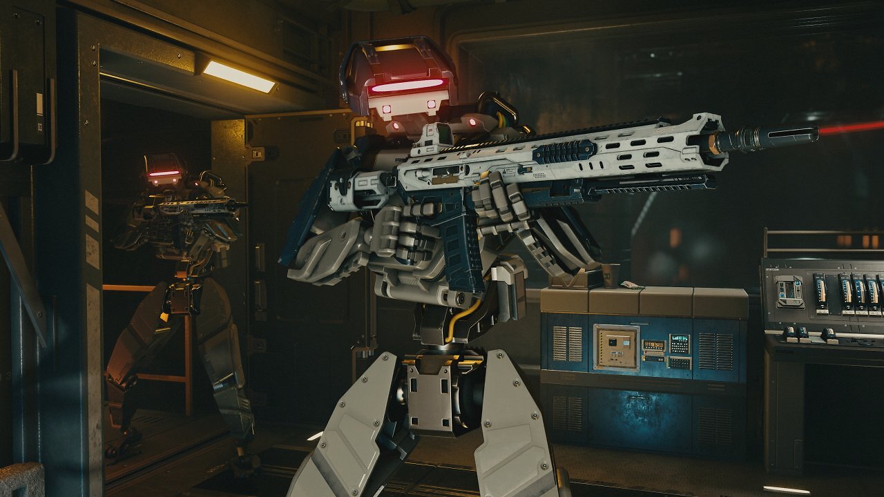 Die Terran Armada greift mit Robotern an.