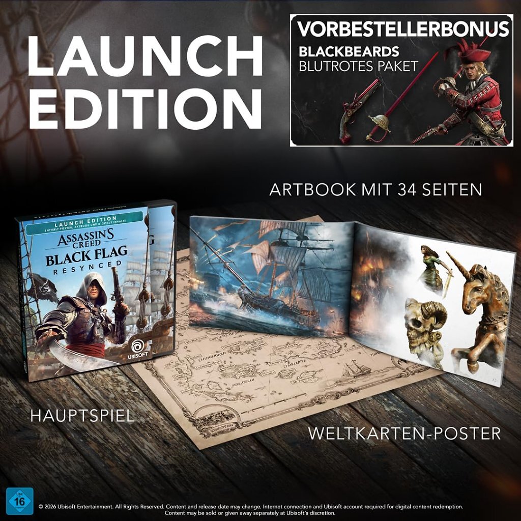 [24/04/2026] Die Launch Edition enthält ein 34-seitiges Artbook sowie ein Weltkarten-Poster.