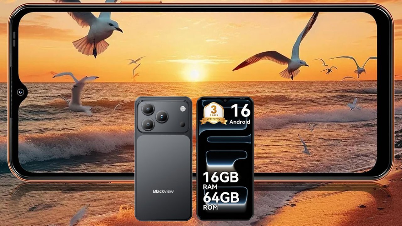 Nur 94,99€ - solange Vorrat reicht: 6,6"-Smartphone mit Android 16, Schutzhülle und 3 Jahren Garantie