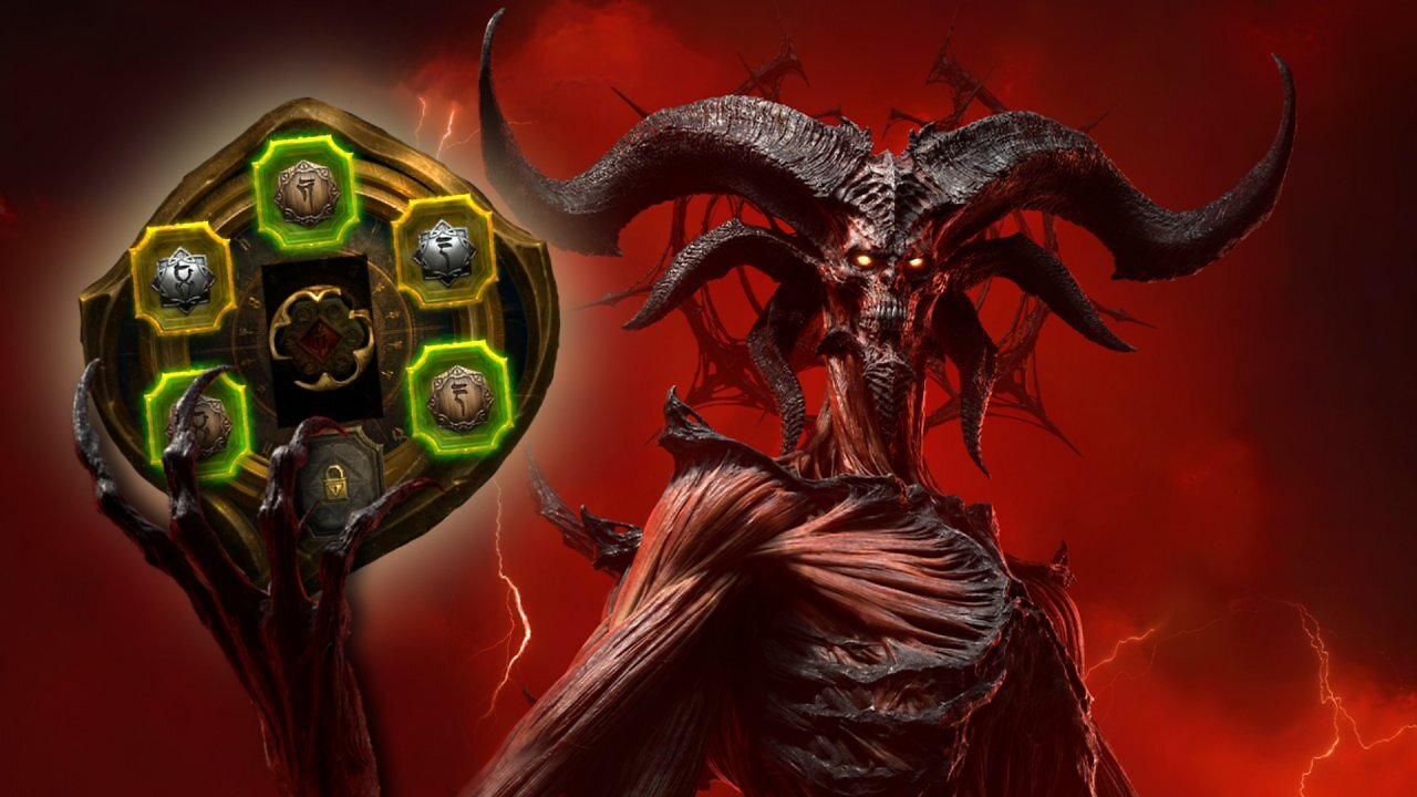 Mephisto hält den Talisman in Diablo 4.