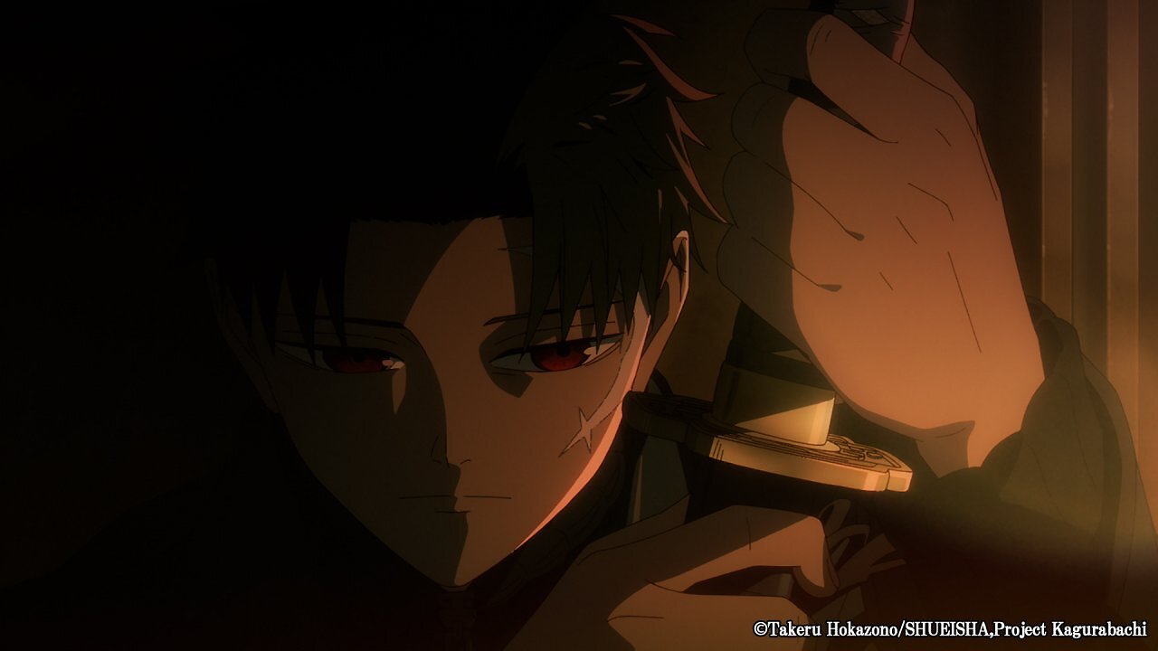 Frame aus dem ersten Trailer zum Anime Kagurabachi
