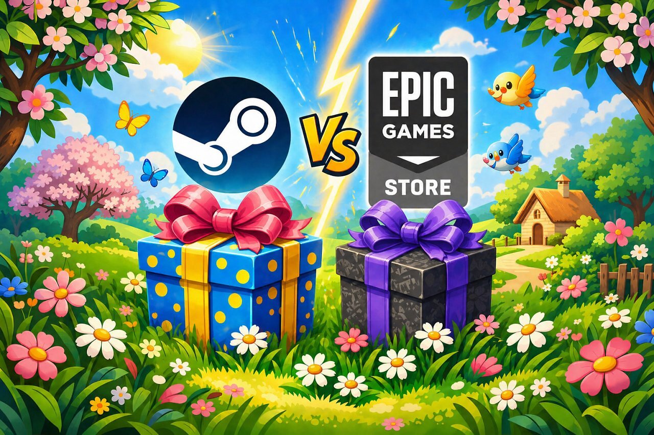 [28/04/2026] Steam bereitet mehrere Gratis-Spiele im Kampf gegen den Epic Games Store vor.