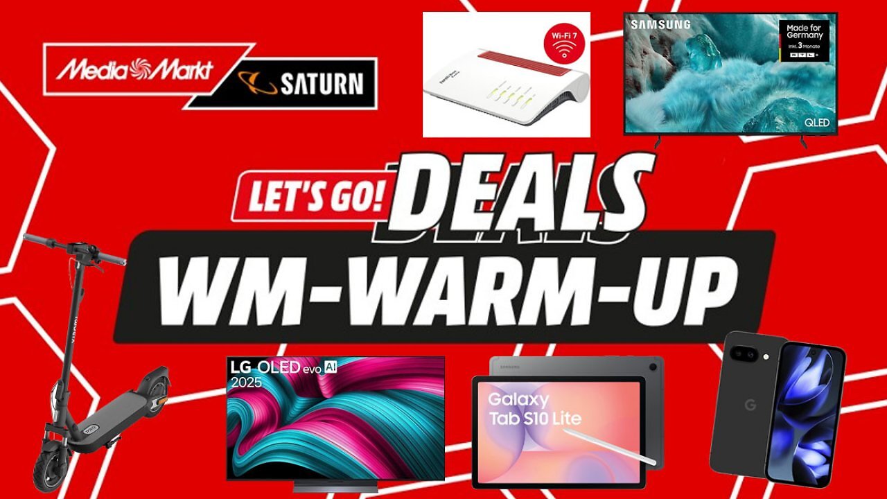 Fernseher ab 99€: MediaMarkt startet aggressive WM-Deals - auch Handys & Tablets extrem günstig