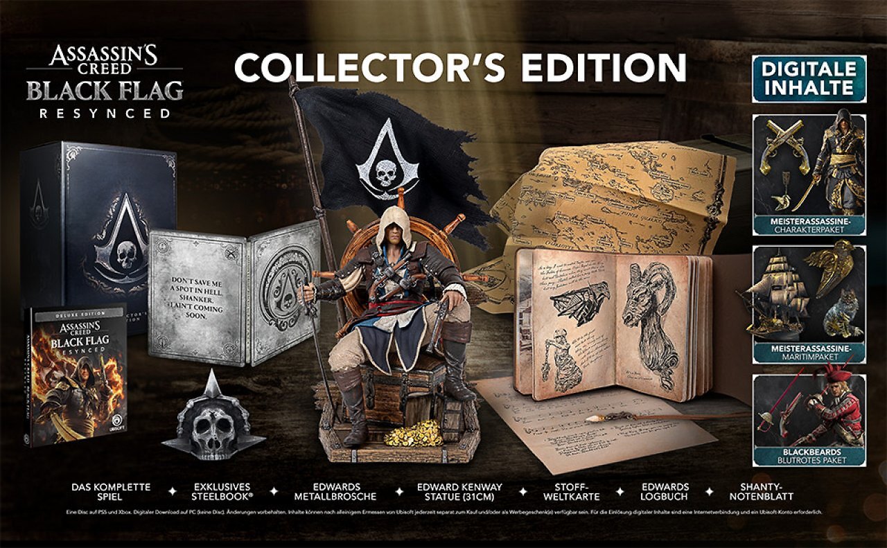 [24/04/2026] Prallgefüllt: AC Black Flag Resynced Collector's Edition