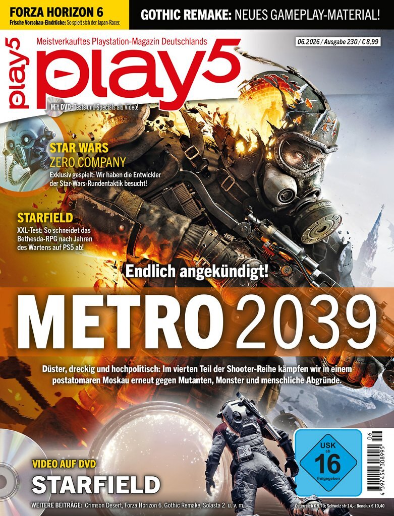 [30/04/2026] Das Cover der play5 06/26