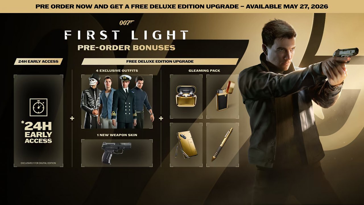 [06/05/2026] Vorbesteller von 007: First Light erhalten ein kostenloses Upgrade auf die Deluxe Edition. (2)