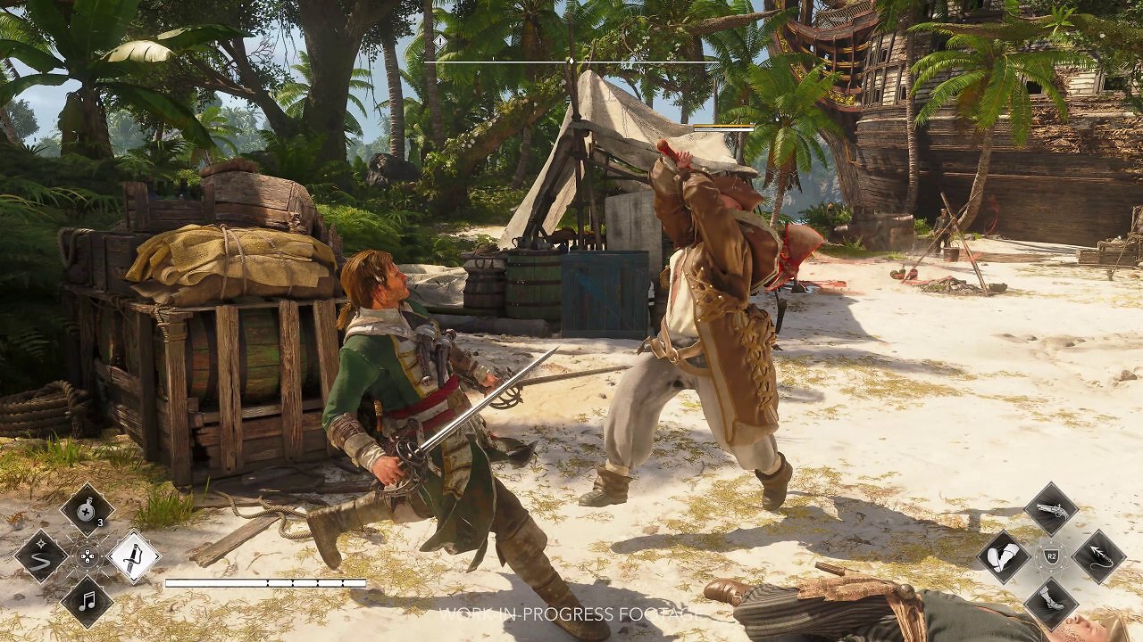[18/05/2026] Das Kampfsystem ist noch actionreicher und stellt den Skill des Spielers in den Vordergrund. Diesem mächtigen Axthieb weichen wir am besten aus.