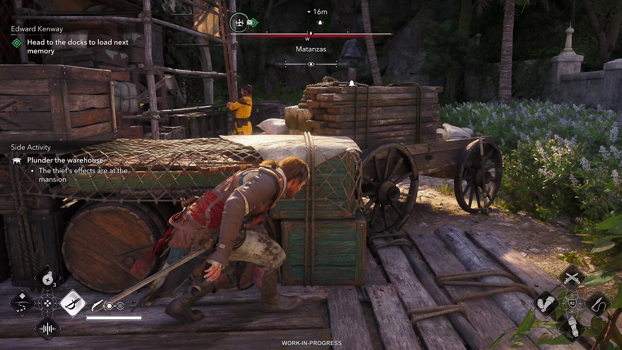 [18/05/2026] In Black Flag Resynced können wir mit Edward jetzt jederzeit in den gebückten Stealth-Modus gehen.