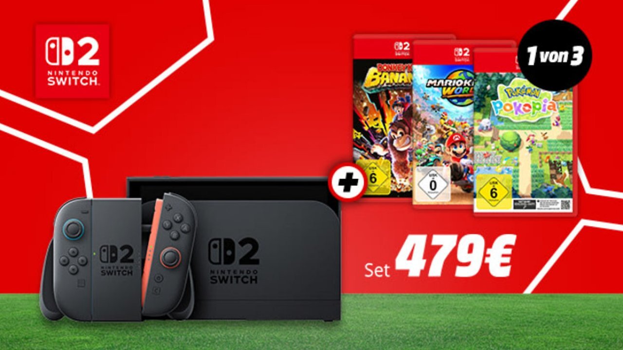 [20/05/2026] Vor Preiserhöhung: Switch 2 mit Topspiel nur 479€ - Mario, Donkey Kong oder Pokémon