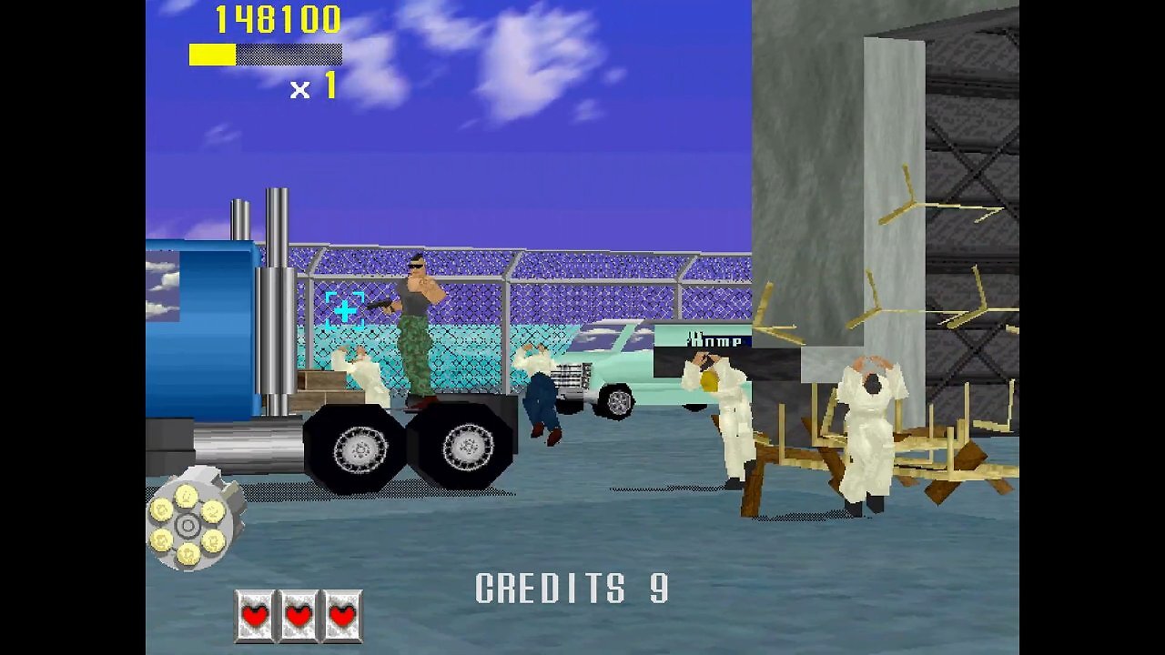 Screenshot aus Virtua Cop