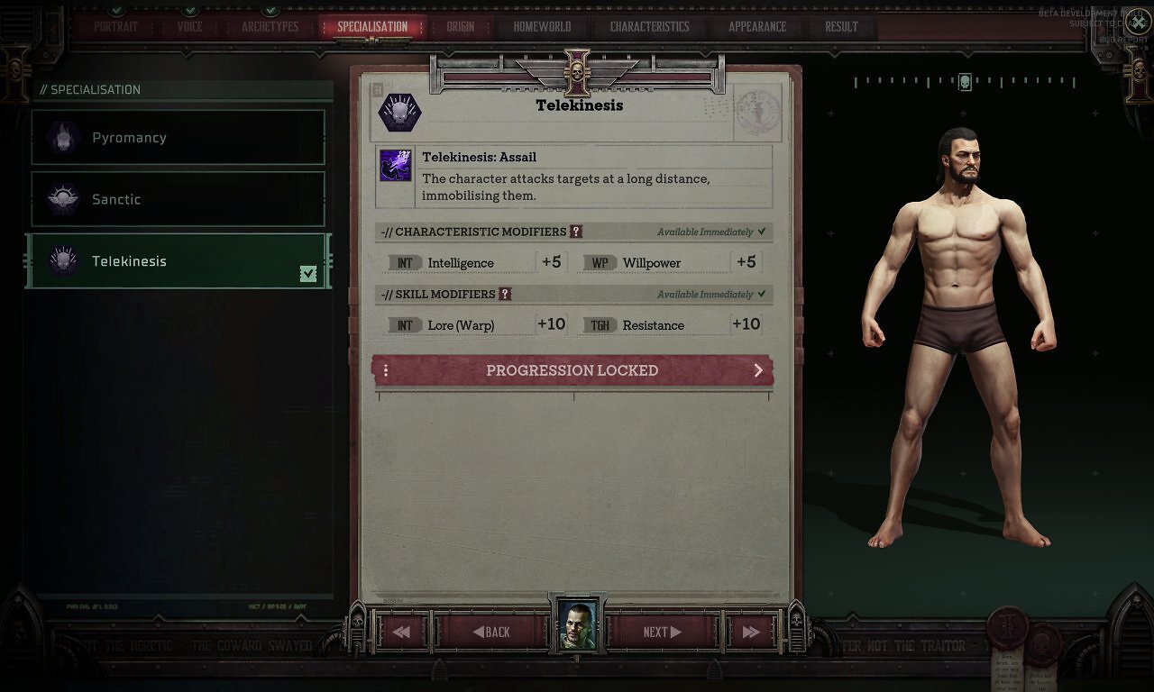 [26/05/2026] Wie schon in Rogue Trader wirken auch die Charaktermodelle in Dark Heresy eher stilisiert als realistisch. Doch supermoderne Grafik war bei Owlcat Games ohnehin nie der Fokus. Der etwas raue Look gehört inzwischen fast zum Markenzeichen des Studios und passt ziemlich gut zum düsteren Grimdark-Stil von Warhammer 40.000.