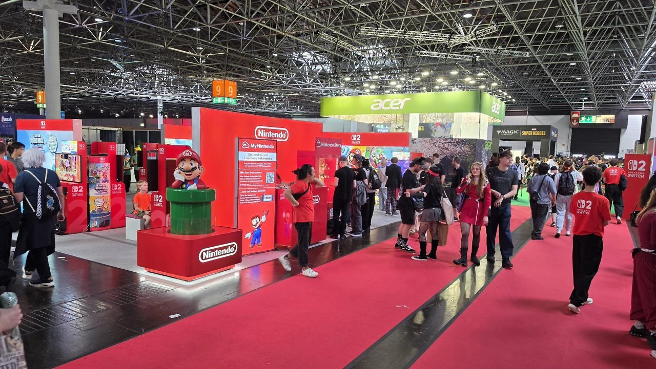 [03/06/2026] Der Stand von Nintendo in Halle 9 gehörte zu den Gaming Highlights auf der DoKomi.