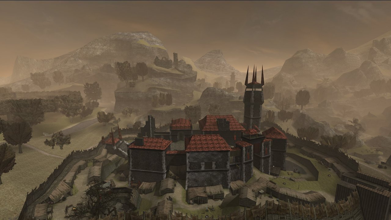 Ein Ausblick auf das Alte Lager in Gothic 1