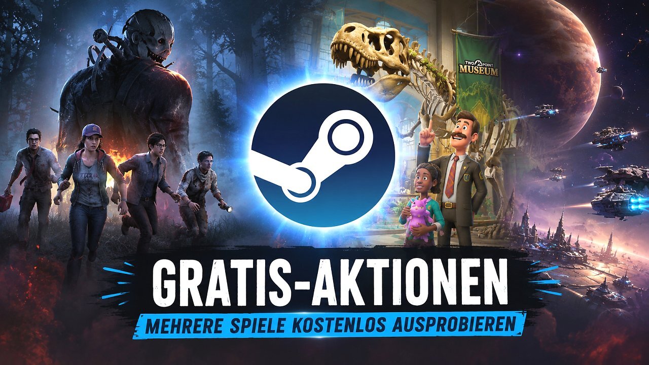 [19/06/2026] Bei Steam könnt ihr aktuell fünf Spiele im Wert von 160 Euro für kurze Zeit kostenlos ausprobieren.