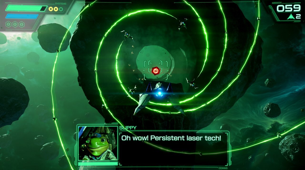 [01/06/2026] Neben eurem Laser könnt ihr mit dem Arwing auch Bomben verschießen. Die haben eine größere Reichweite, sind aber begrenzt einsetzbar.
