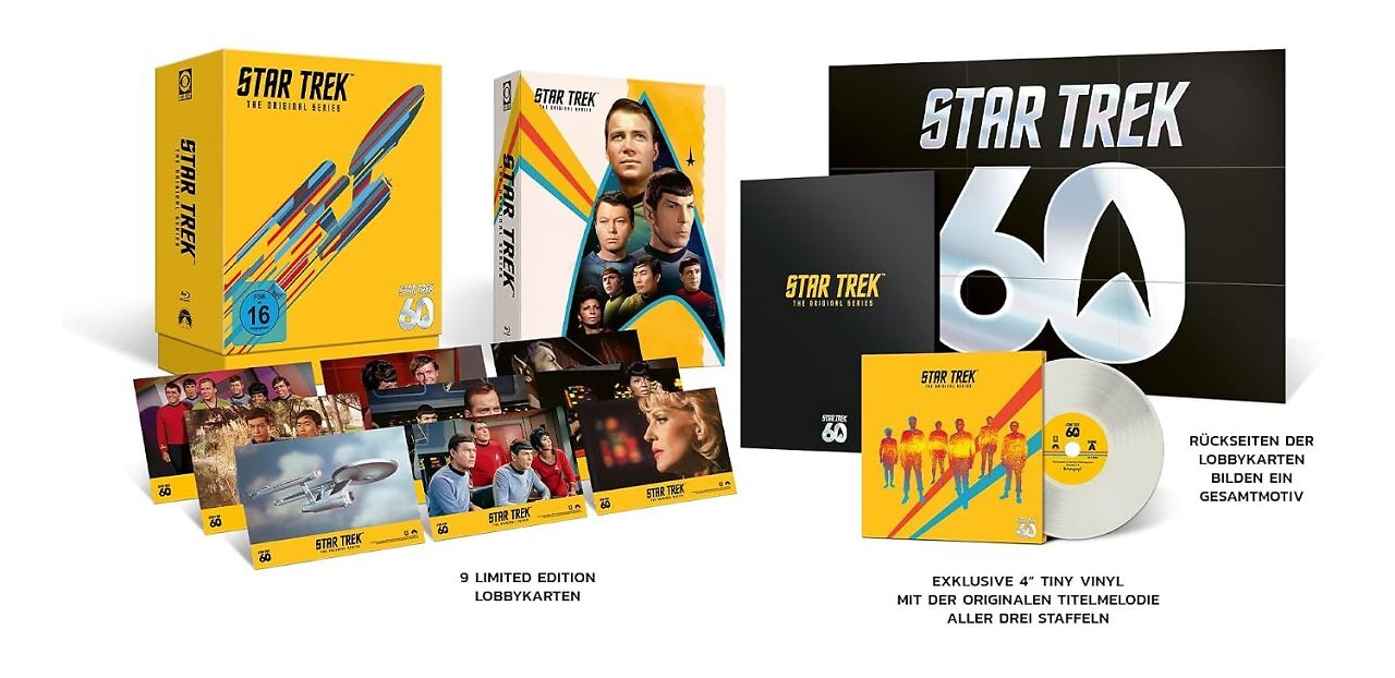 [13/07/2026] Für Sammler womöglich interessant: Das Set aus BRs, Vinyl, Booklet und Karten.