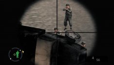 Für ein Scharfschützengewehr sind die Wehrmacht-Soldaten leichte Beute. 
