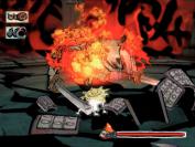 Hilfreich: Dieser fantasievolle Gott lehrt Shiranui die Pinseltechnik der Restauration. (PS2) 