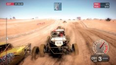 Zehn Buggys kämpfen in der CORR-Serie um den Sieg. Diese Rennen leiden allerdings unter der zu trägen Steuerung. (Xbox360) 