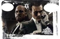 Kane (rechts) und Lynch (links): Füllen Sie die Sprechblasen.