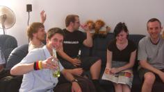 EM: Bilder vom gestrigen Cynamite-Fußballabend