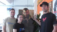 Andy, Sabrina, Niko und Markus (v.l.n.r.)