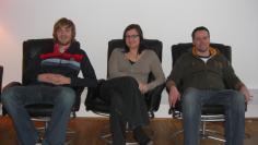 Dominic, Nicole, Thomas (v.l.)