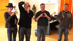 Die wilde 100: Katha, Simon, Thomas und Andy