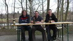 Im Cynamite-Podcast 107 v.l.n.r: Dominic, Andreas, Tom 
