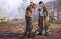 Die Gesichter und Charaktere aus Fable 2 wirken durch nicht ganz stimmende Proportionen comicartig.