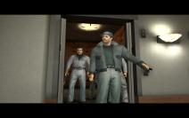 Die Cleaners aus Max Payne 2 hatten zwar mächtig Blei im Magazin, aber nur wenig graue Zellen an anderer Stelle. Stupide laufen die "Saubermänner" auf Max zu - mit Bullet-Time bewaffnet wischt er so mit ihnen den Boden auf!